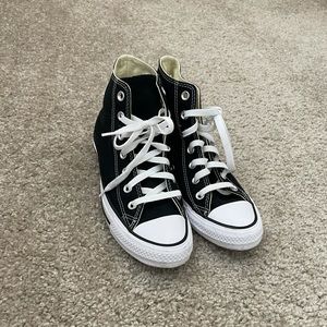 High top black converse